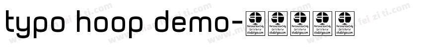 typo hoop demo字体转换